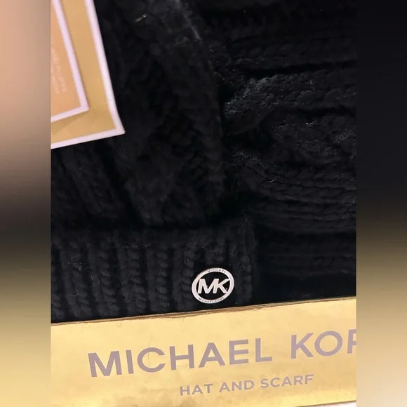 Michael Kors Elegant Black Knit Set - Picture 2 of 2